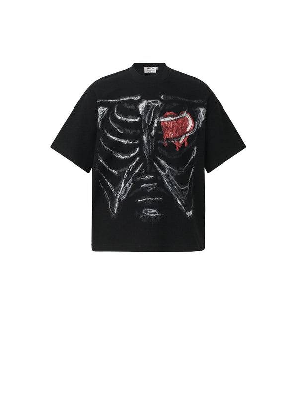 Skull Love Waffle Tee