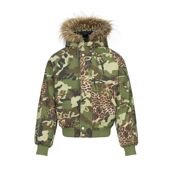 Digital Camo Hooded Workwear Jacket