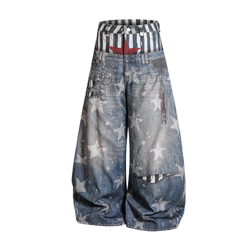 Curved Knife Denim
