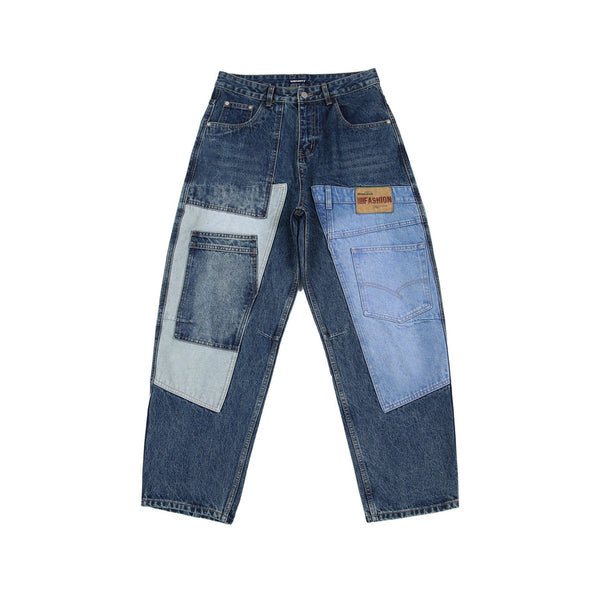 Vintage Patchwork Jeans —7097