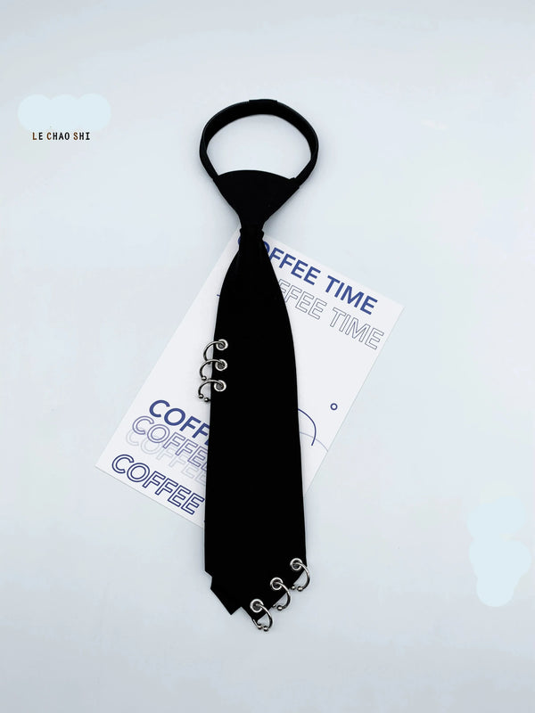 Le Chao ornament no-hit shirt tie