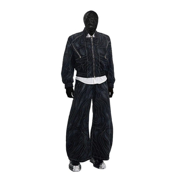 Spliced Denim Jacket