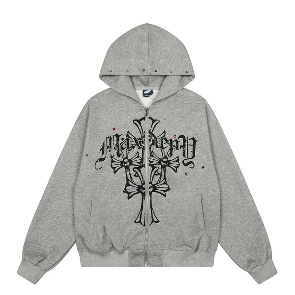Pattern Hooded Jacket