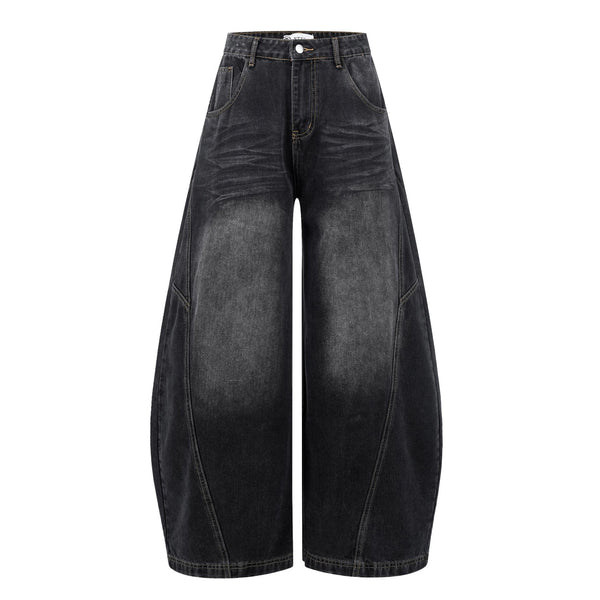 Washed Denim Trouser