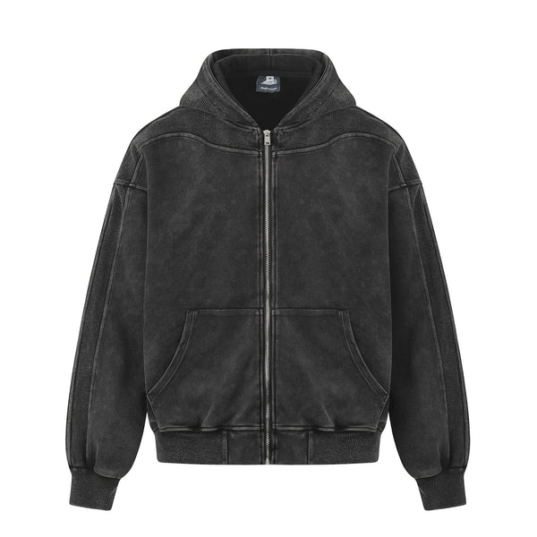 Washed Hoodie Jacket