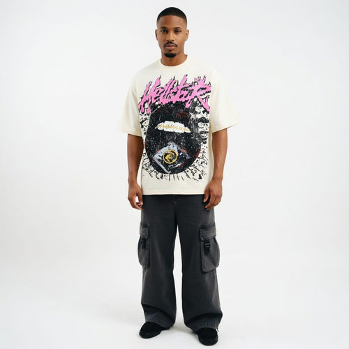 THETLSTUDIO HELLSTAR All-Over Vintage T-Shirt