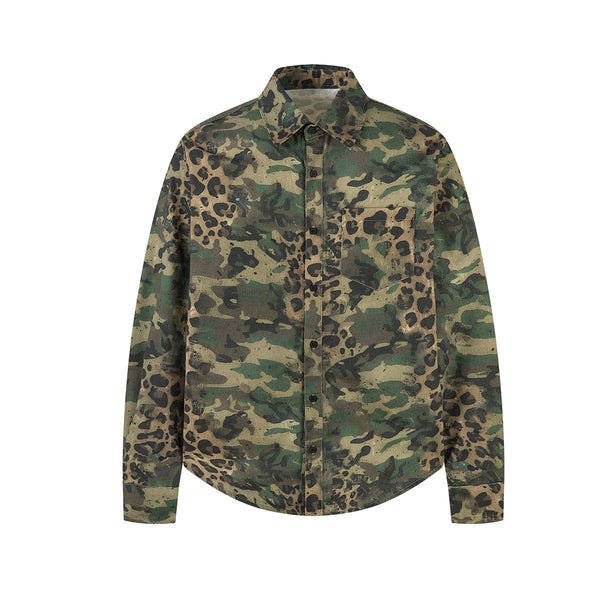 Leopard Camo Ruffian Shirt