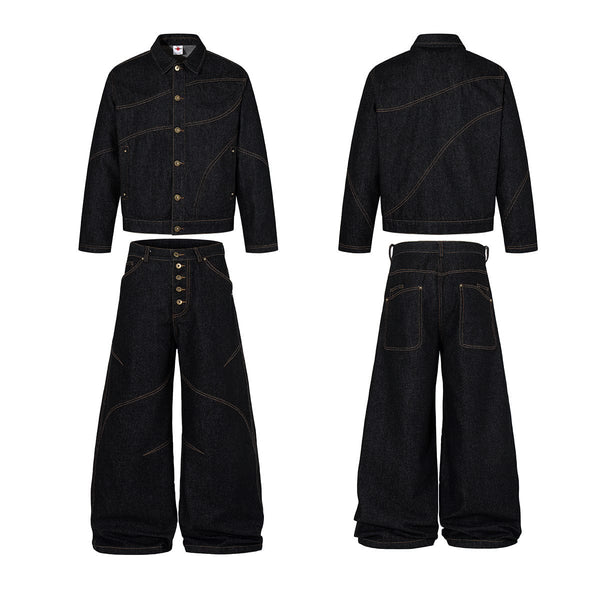 Deconstructed Old-Money Denim Jacket