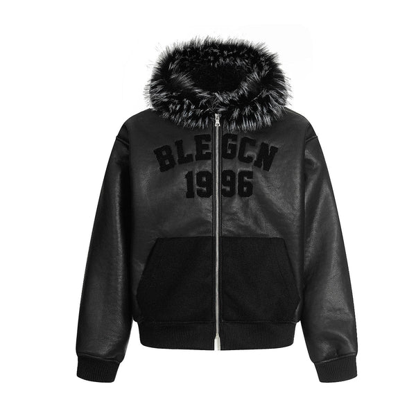 Lambswool Pilot Fur Collar Jacket