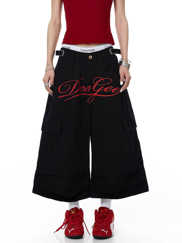 Embroidery Cargo Pant
