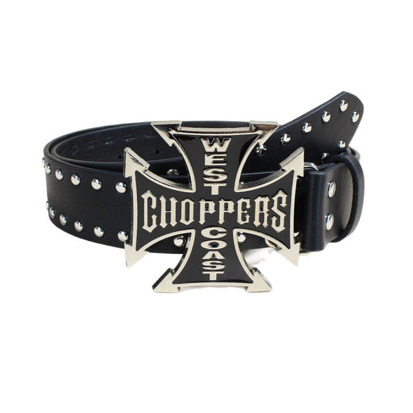 TALKLESSFASHION New Trend Belt Fashion Personality Willow Stud Youth Belt Punk Cross Snap Casual Pants Belt In Stock Wholesale