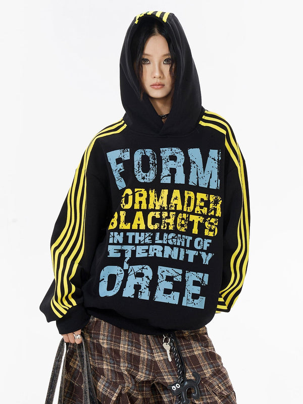 Vintage Mottled Distressed Hoodie