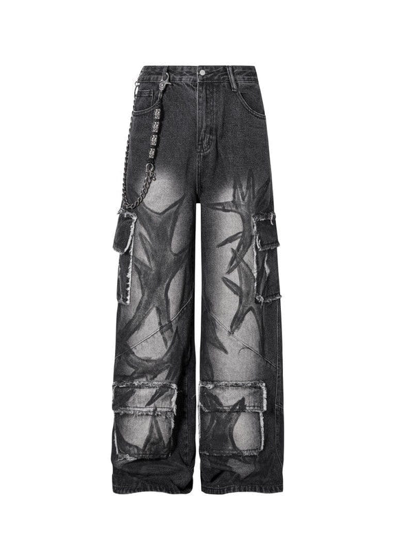 Ripped Wide Jeans II