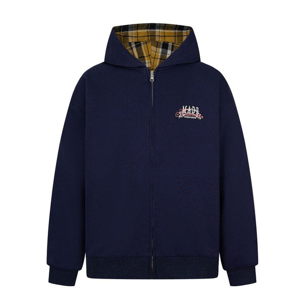 Plaid Hooded Jacket