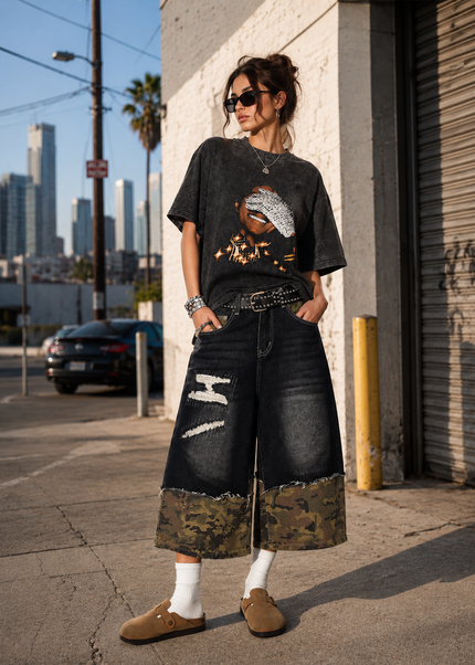 tls baggy short