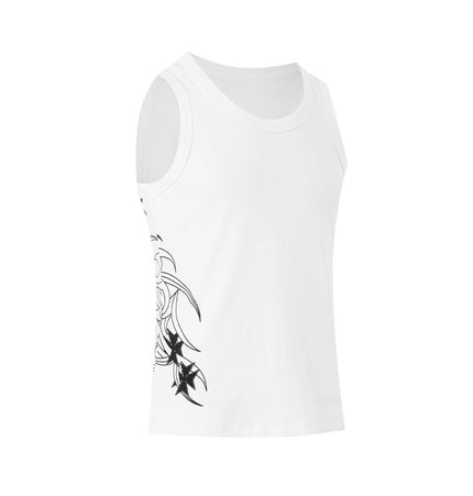 Printed Slim-Fit Tank