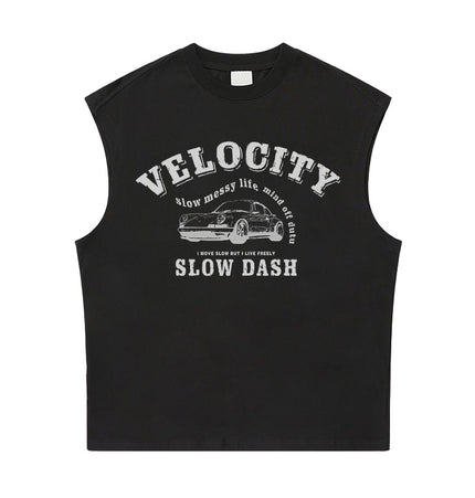 Car Graphic Wide-Shoulder Tank