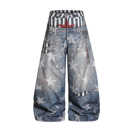 Curved Knife Denim
