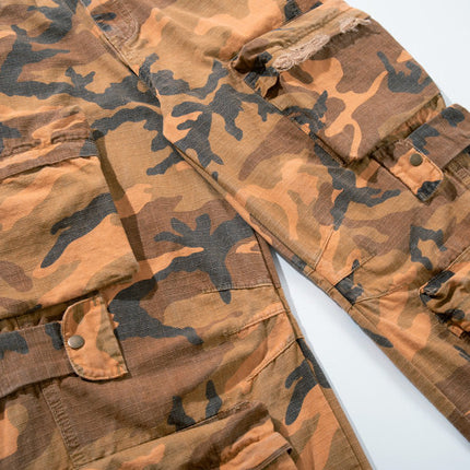 Camouflage Multi-Pocket Denim