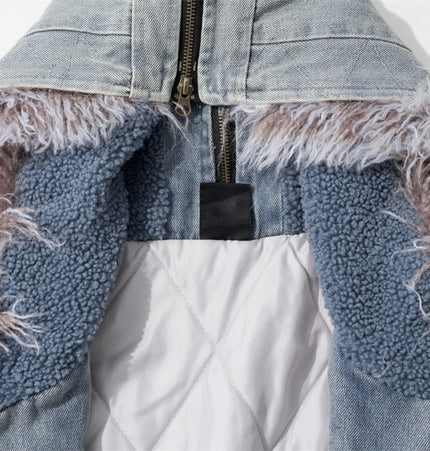 Washed Hooded Denim Jacket