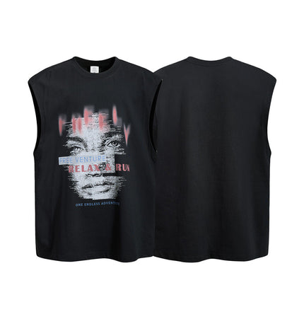 Vintage Face Graphic Tank