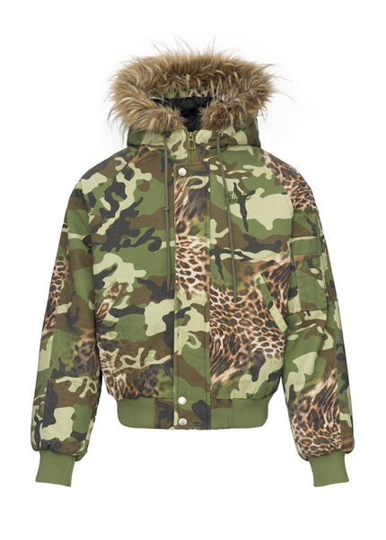 Digital Camo Hooded Workwear Jacket