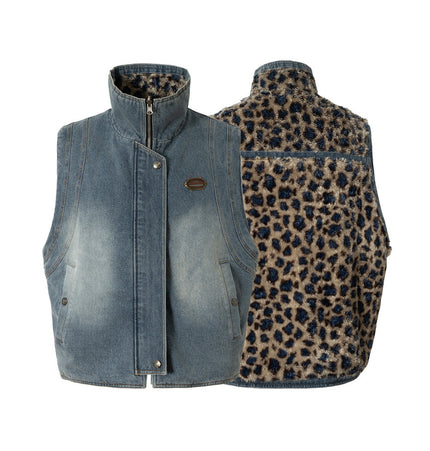 Reversible Denim-Camo Utility Vest