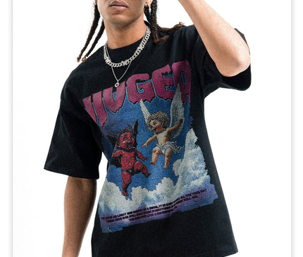 Heavy Small-Neckline Tee