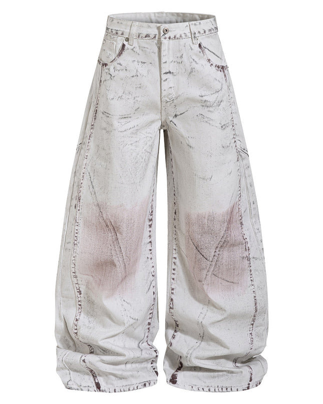 Color-Worn Wide Denim