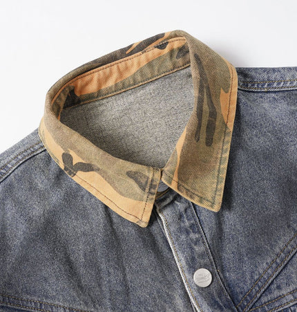 Raw Edge Denim Shirt