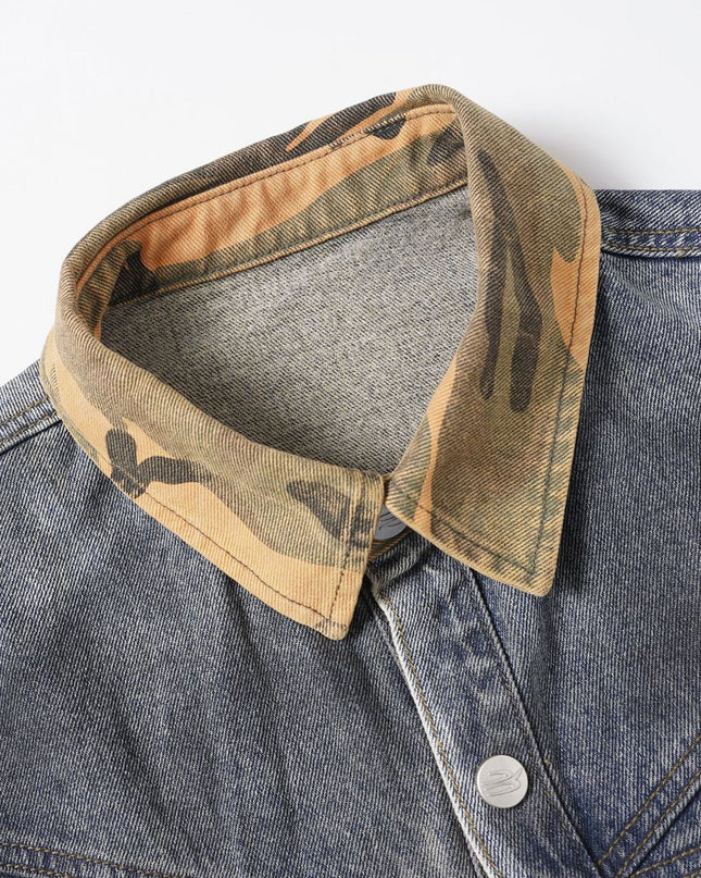 Earth Wash Raw Edge Denim Shirt
