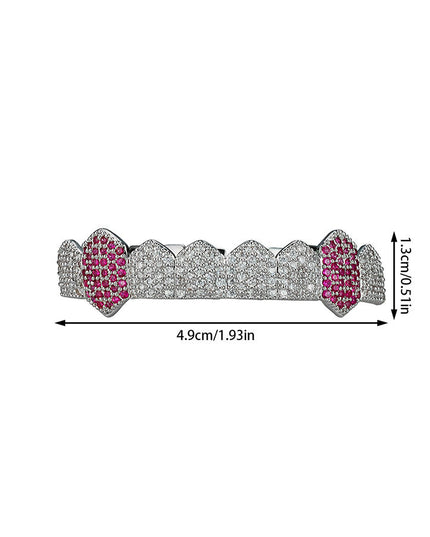 14K Gold-Plated 10-Tooth Grillz Set