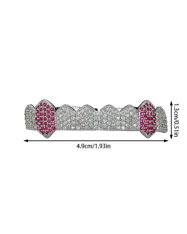 14K Gold-Plated 10-Tooth Grillz Set