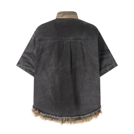 Raw Edge Denim Shirt II
