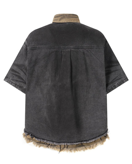 Earth Wash Raw Edge Denim Shirt