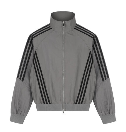 Pleated Three-Stripe Track Set