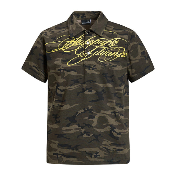 Camo Graffiti Polo