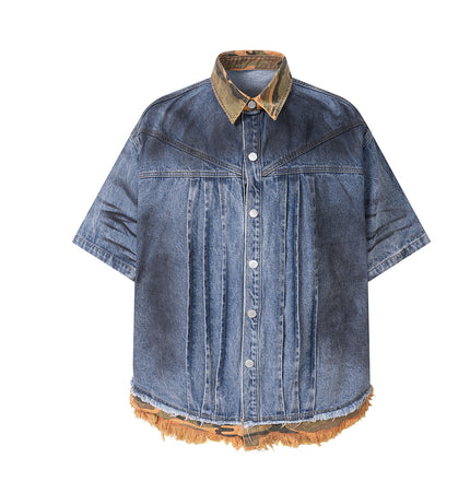 Raw Edge Denim Shirt III