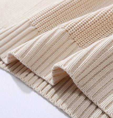 Minimal V-Neck Knit Sweater Vest