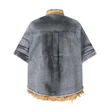 Raw Edge Denim Shirt II
