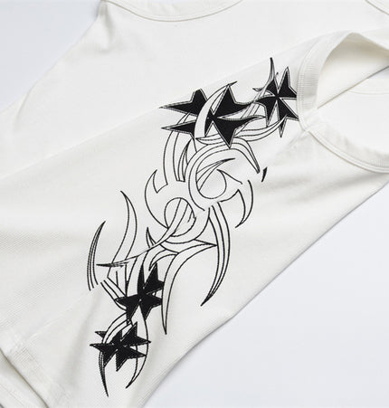 Printed Slim-Fit Tank