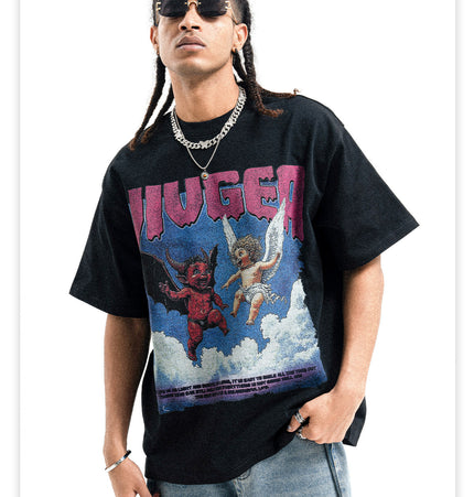Heavy Small-Neckline Tee