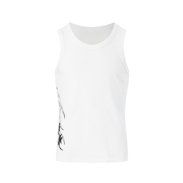 Printed Slim-Fit Tank