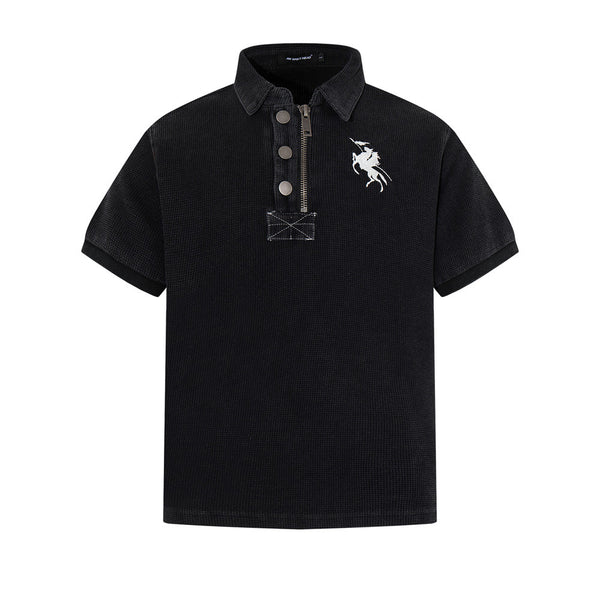 Half-Zip Vintage Polo