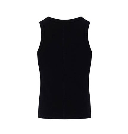 Letter Print Slim-Fit Tank
