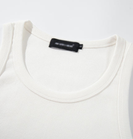 Letter Graphic U-Neck Tank