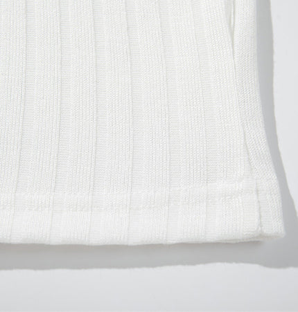 Ribbed Henley Knit Tank