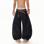 S / Navy blue