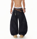 S / Navy blue