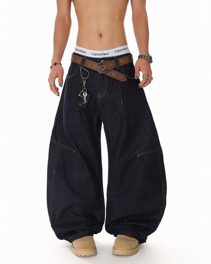 Vintage Deconstructed Scimitar Jeans